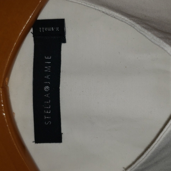 STELLA JAMIE Sophisticated VEST with Gold chain latching buttons SZ x-small - Picture 6 of 7